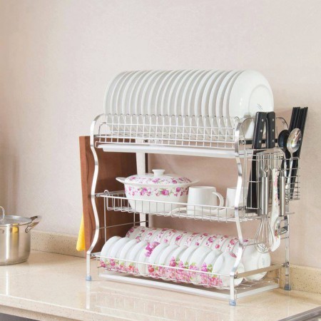 3 Layer Stainless Steel Kitchen Rack-0057